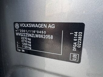 Volkswagen Tiguan 2.0TDi DSG 4x4 r.v 2020 - Odpočet DPH - - 18