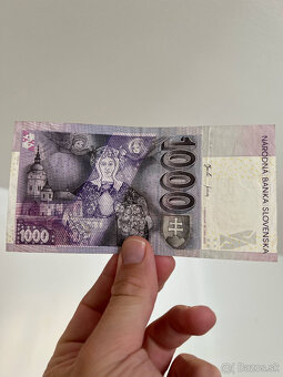 Slovenské bankovky 1000 SK so znakom - 18