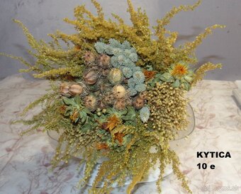 SUŠENÉ KVETY, ŠIŠKY , ŹALUDE, LIESKA, GAŠTAN do dekorácií - 18