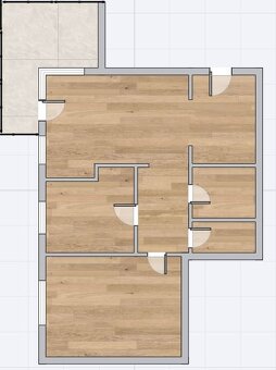 ŠTÝLOVÝ 3-IZBOVÝ BYT S PRIESTRANNÝM BALKÓNOM - 18