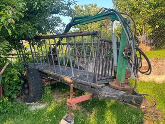 Traktor domacej vyroby 3 valec Zetor vlecka drabinak - 18