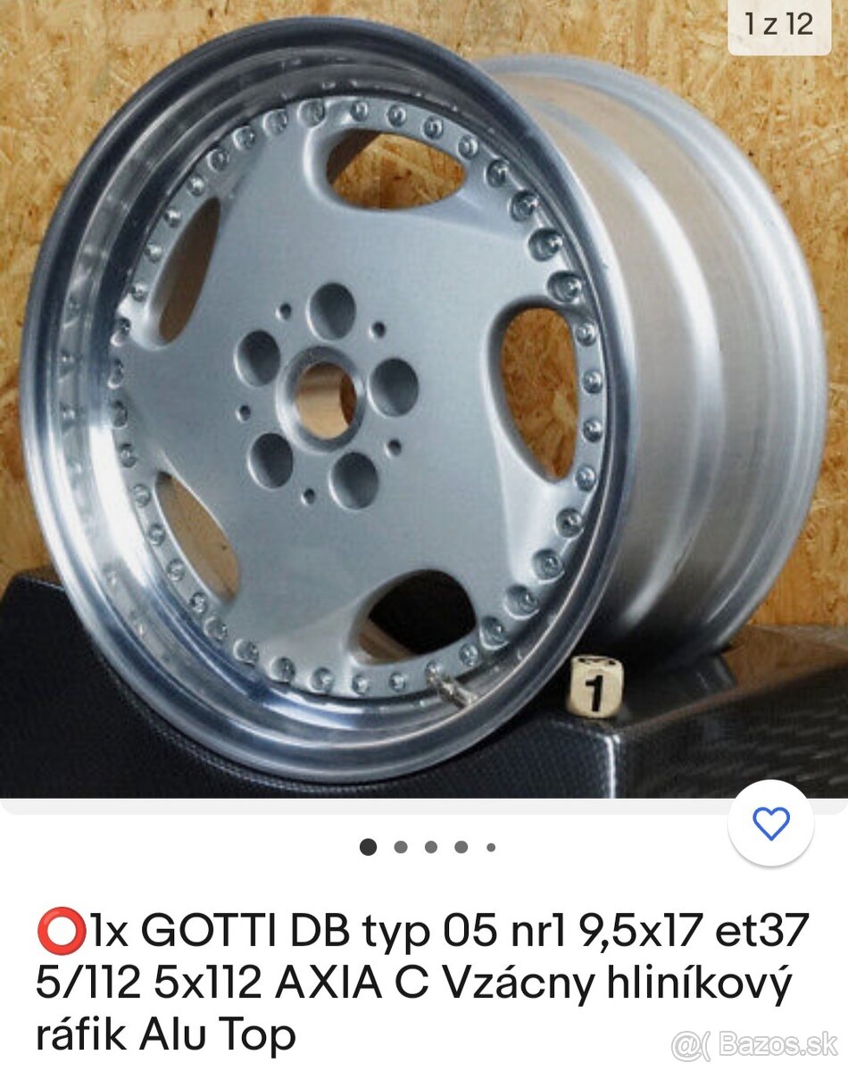 Predám Custom disky na BMW e30 4x100 R17 - 19