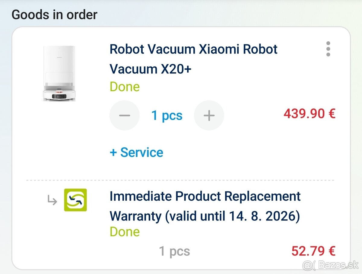 Robotický Vysávač Xiaomi X20+ – Ako Nový - 19