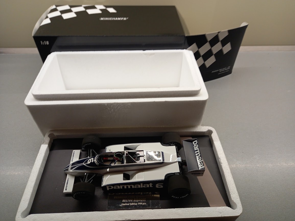 F1 BRABHAM FORD BT49C HECTOR REBAQUE 1981 MINICHAMPS 1:18 - 19