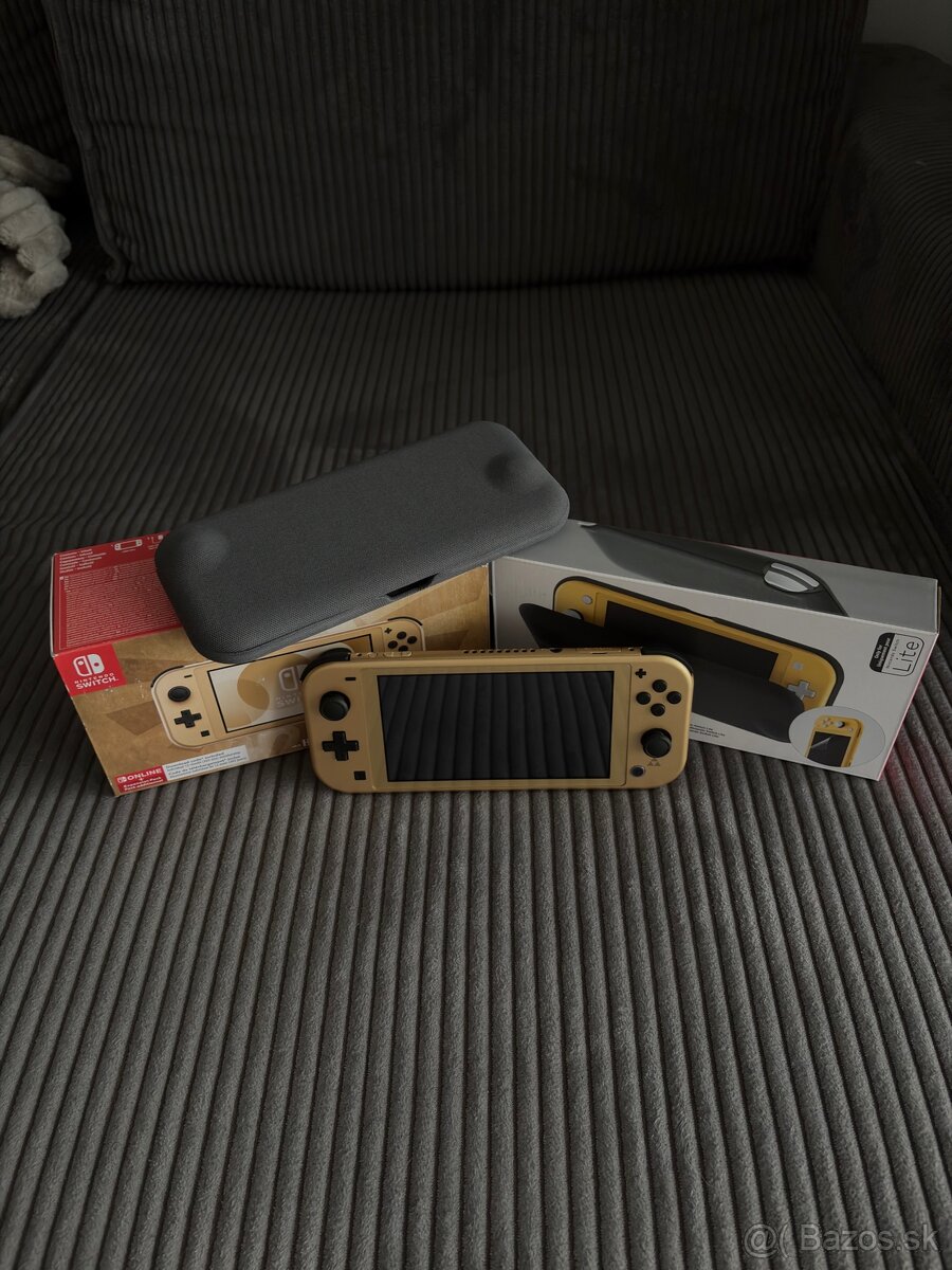 Nintendo Switch Lite Hyrule Edition + Magnetický kryt - 19