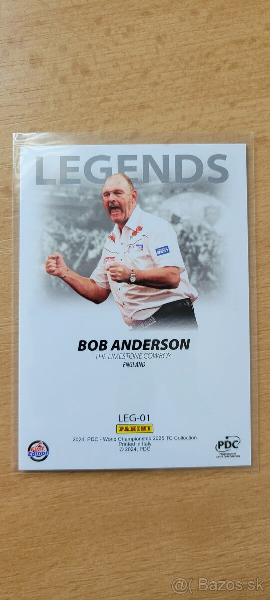 Hráči PDC Darts Šípky Séria Legendy - 19