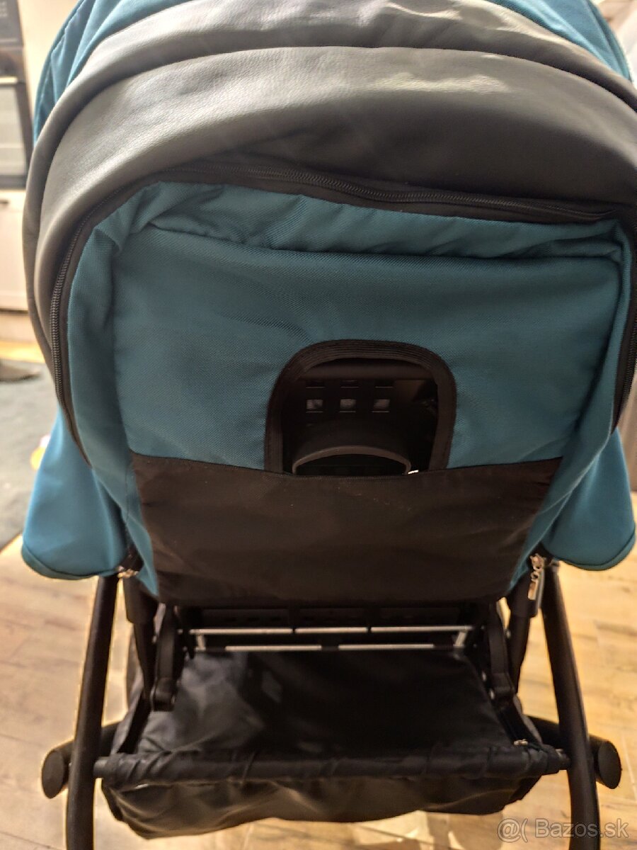 Seeba Art tmavozeleny kočík 2kombinacia - 19