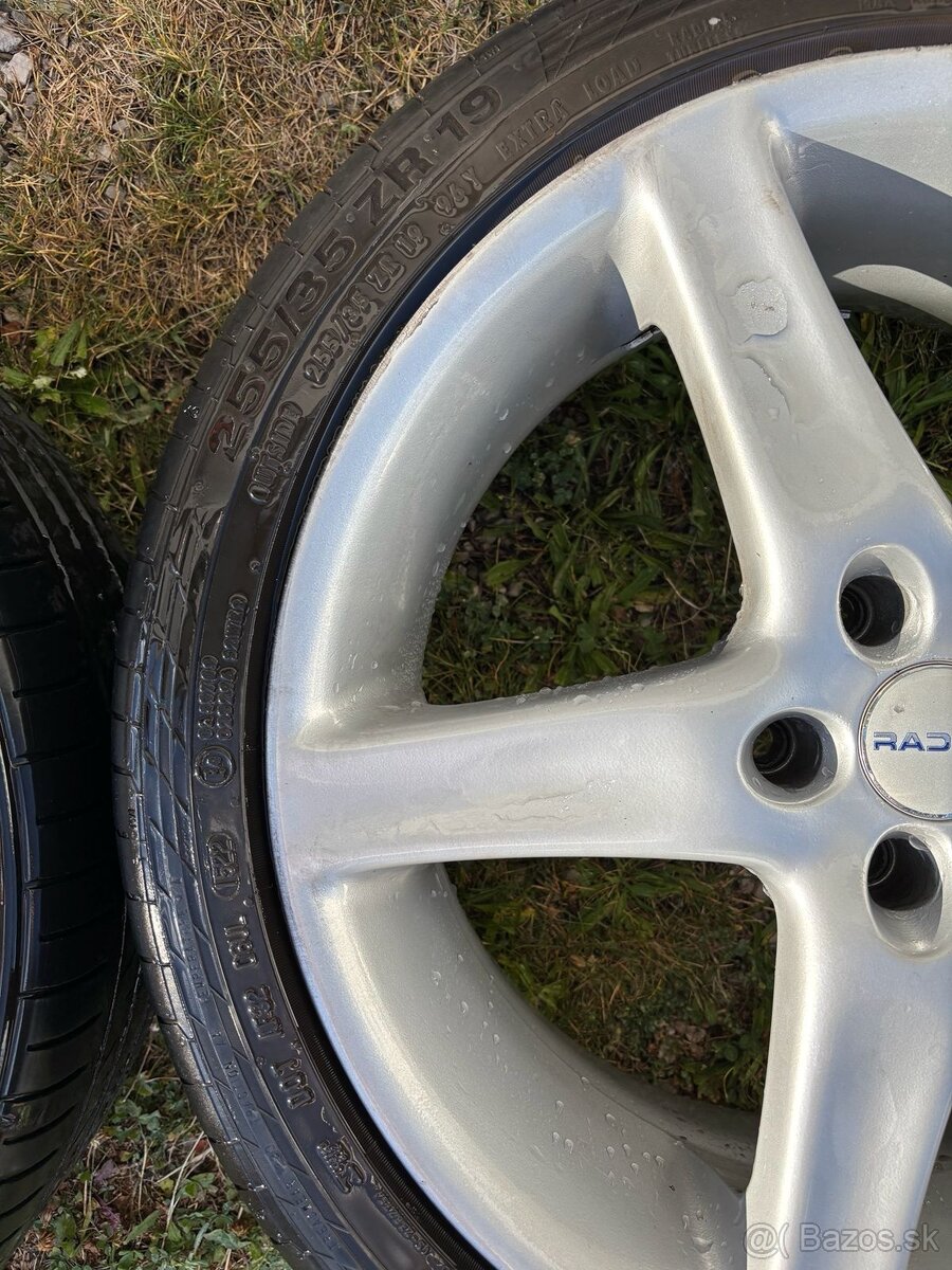 Kolesá RADIUS 5x114,3 r19 8J ET30 + letné pneu - 19