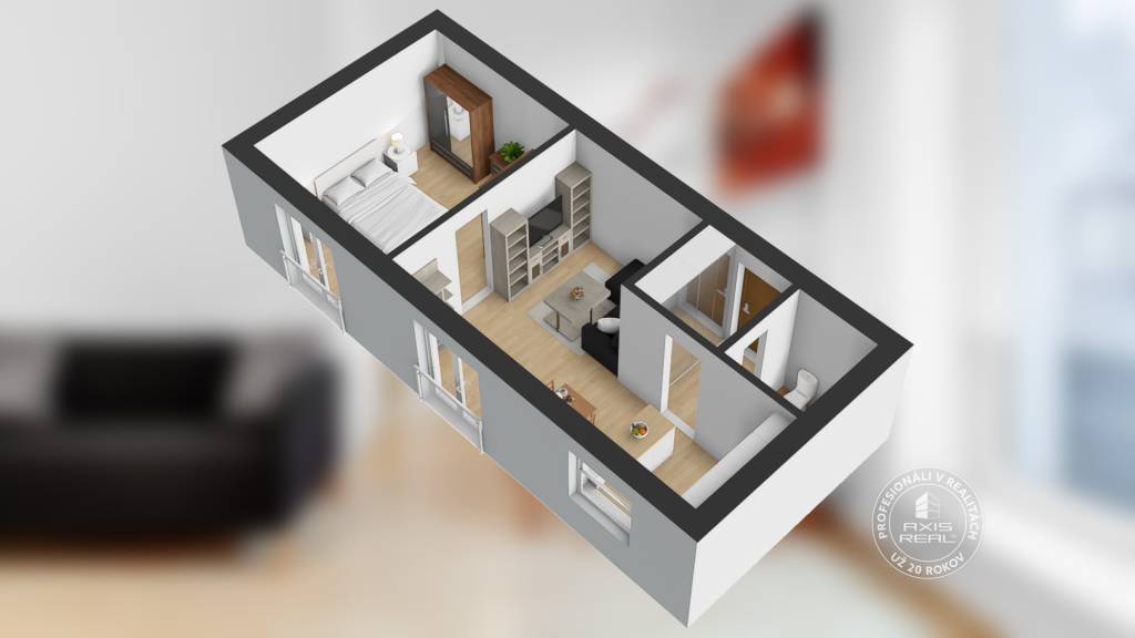 AXIS REAL | Slnečný 2i byt vo výbornej lokalite - nová kuchy - 19