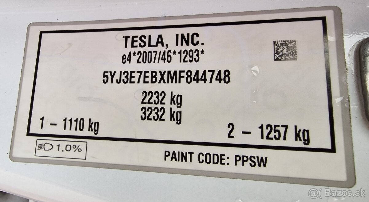 TESLA MODEL 3 3 366KW LONGRANGE DUAL MOTOR 2021 - 19