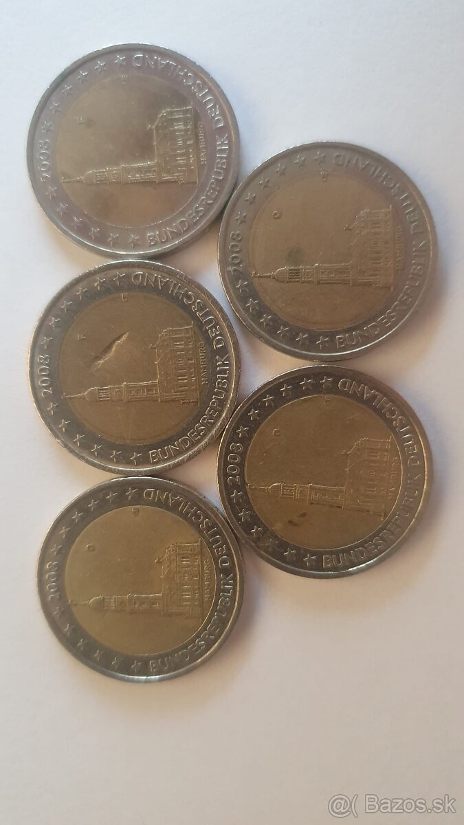 2 eurové pamätné mince nemecko - 19