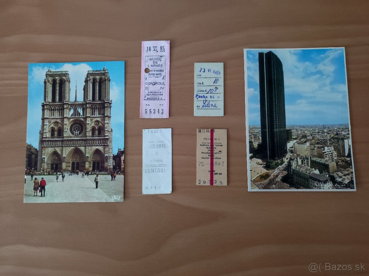 Pohľadnice, Knihy, Mapy, Vlajka USA, Vstupné lístky - 19