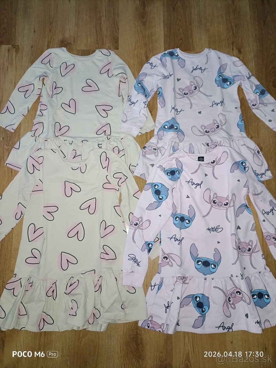 Šaty 122/128 a sukničky 116/122 - 19