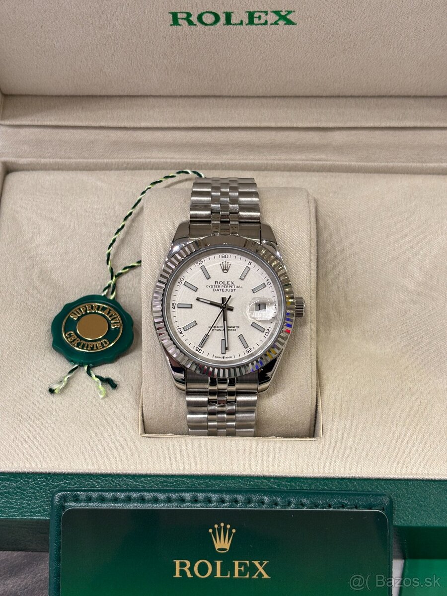 Rolex Datejust Biele, Nové, 40mm - 19