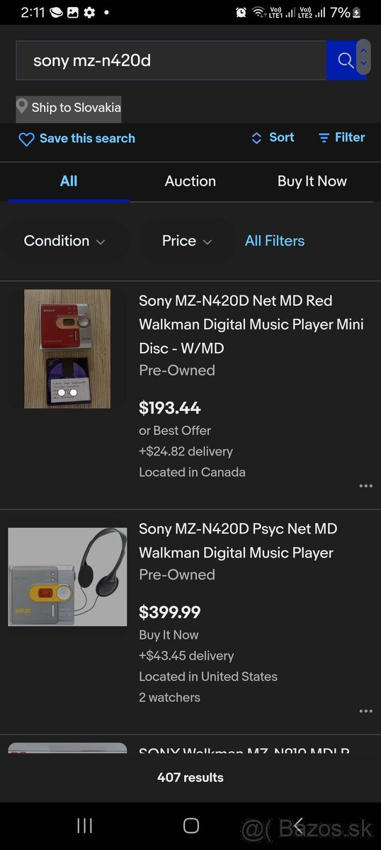 Net-MD Walkman Sony MZ-N420D - 19