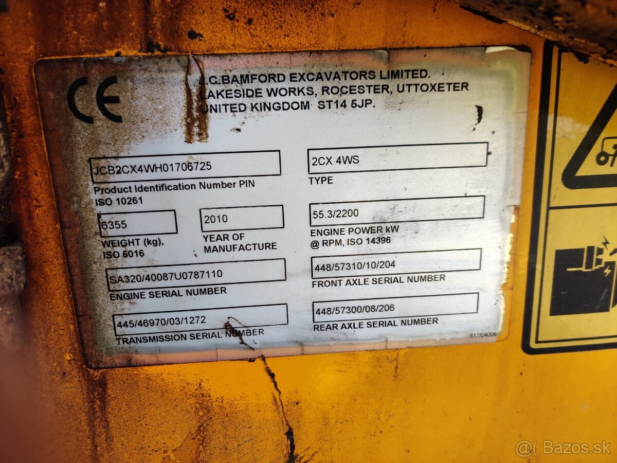 Traktorbagr JCB 2CX 4WS - 19