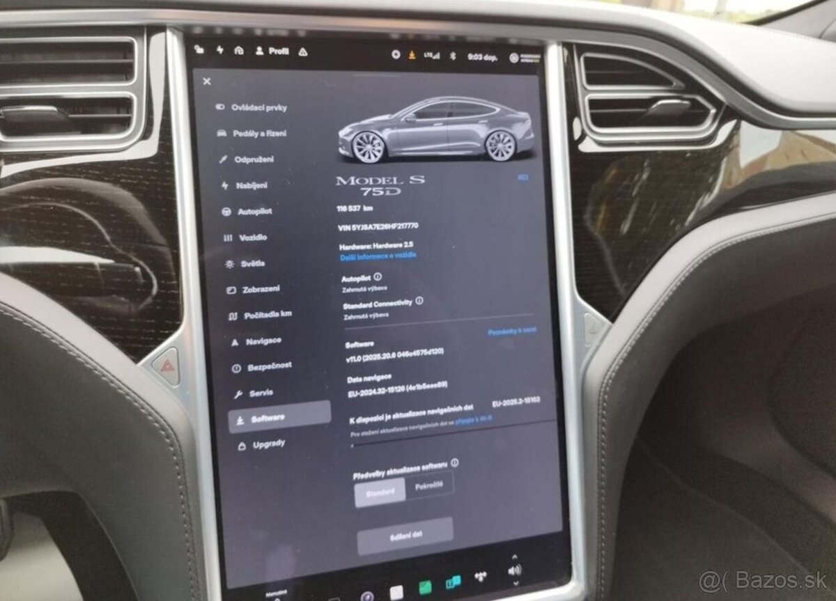 Tesla Model S MODEL S 75D elektro automat 386 kw - 19