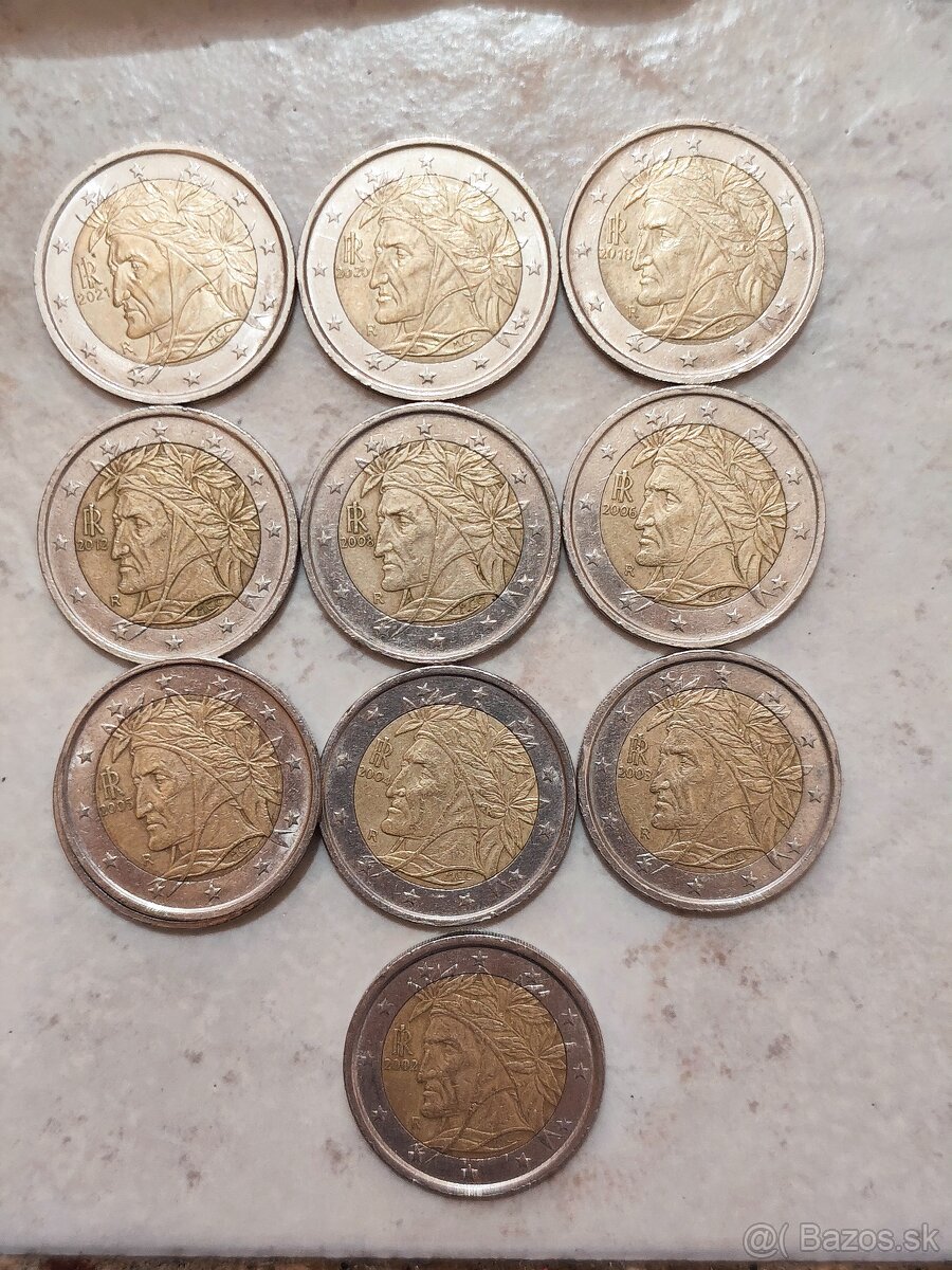 2 eurové mince - 19