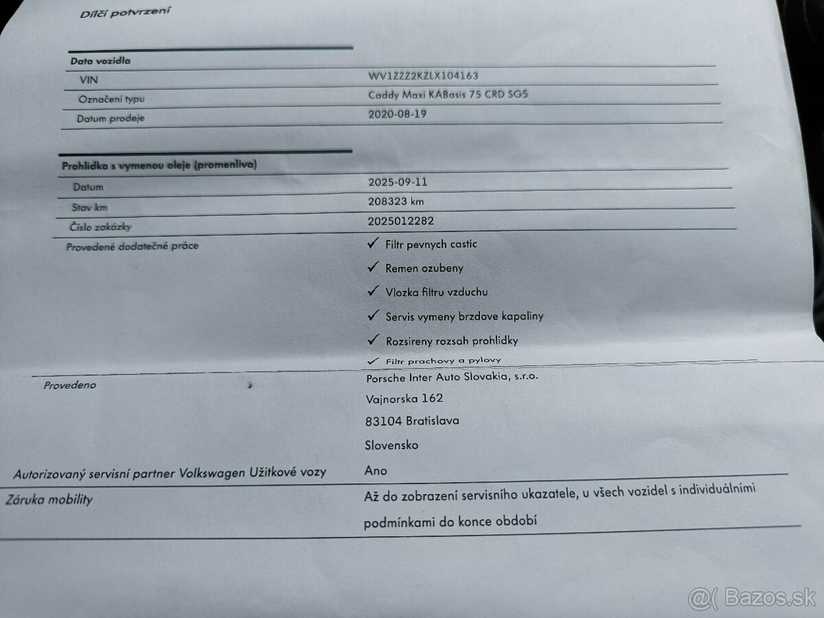 🟥 VW Caddy Maxi 2.0TDI 2020 | 1.majiteľ | odpočet DPH - 19