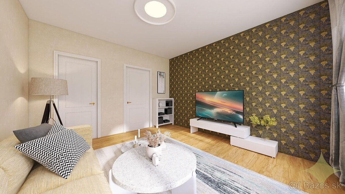 Na predaj ZREKONŠTRUOVANÝ 2-izbový byt s dvorom a GARÁŽOU v - 19