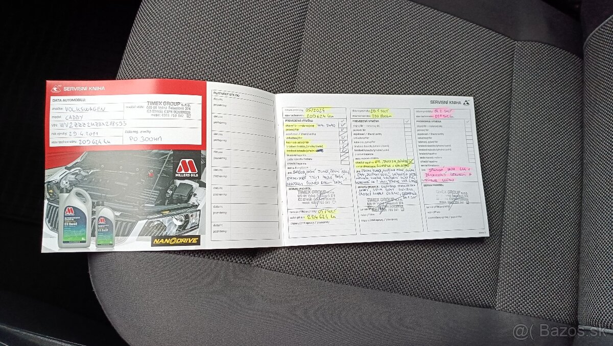 VOLKSWAGEN CADDY MAXI 7 MIEST 2.0 TDI 103 kW ODPOČET DPH - 19