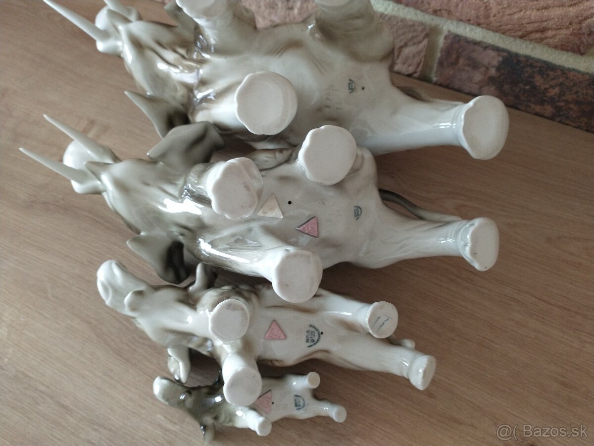 slon, slony, sloníci royal dux, kameň ónyx - 19