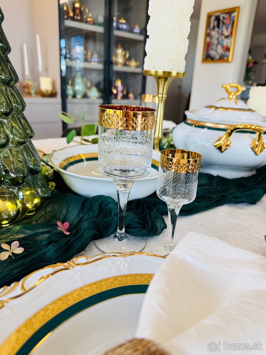 Nová pozlátená obedová súprava Thun pre 12 osôb-posielam - 19