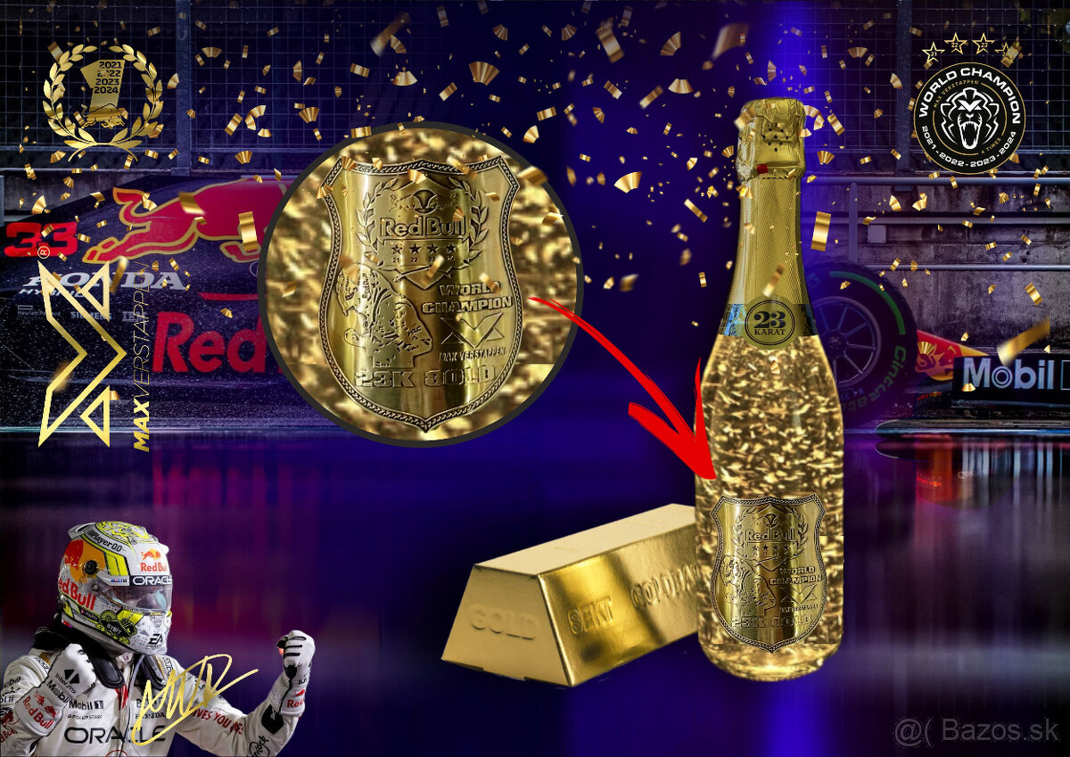 RED BULL CHLADNIČKA LED Max Verstappen LAS VEGAS - 19