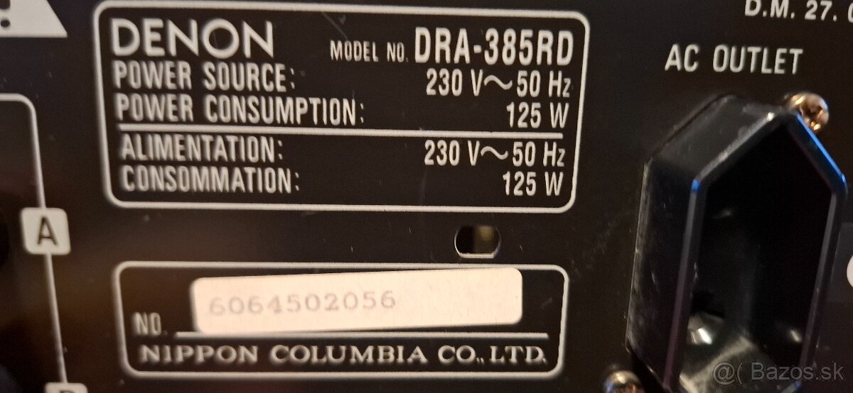 Predám receivery Sony a Denon - 19