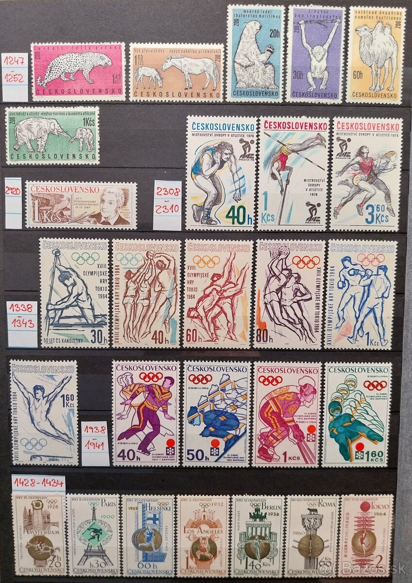 Známky ČESKOSLOVENSKO – 2 - 19