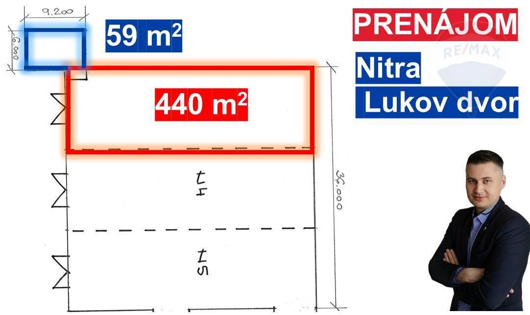 Prenájom haly 880 m², Lukov dvor – Nitra. - 19