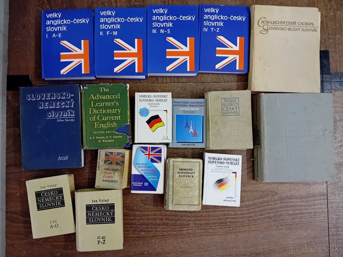 Učebnice angličtiny a nemčiny, slovenská gramatika, slovníky - 19