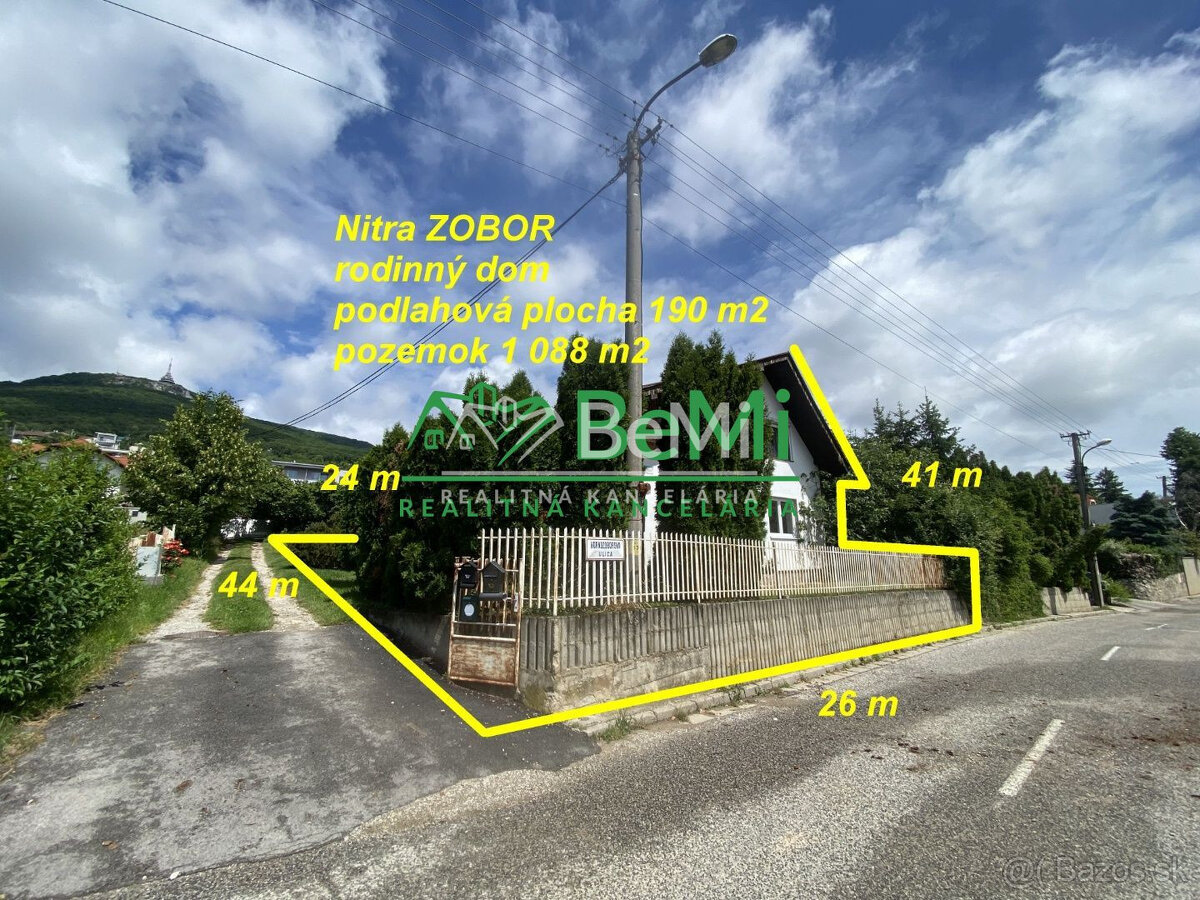 Nitra Zobor rodinný dom , pozemok 1 088 m2 ID 562-12-MIG - 19