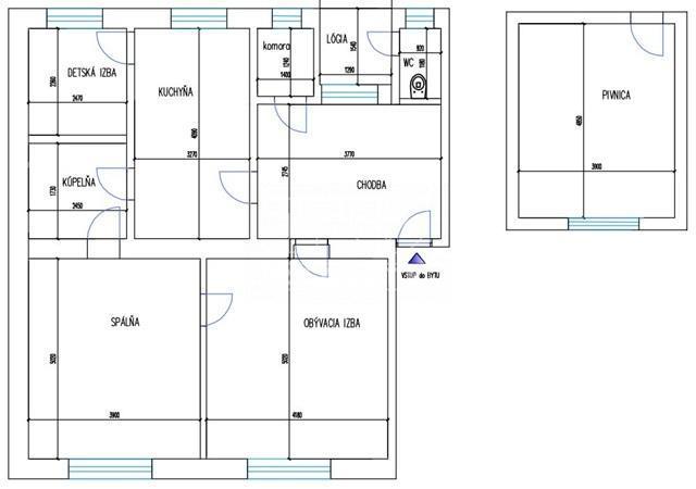 NA PREDAJ 3-IZBOVÝ BYT V ILAVE 75 M2 S PIVNICOU 99 M2. - 19
