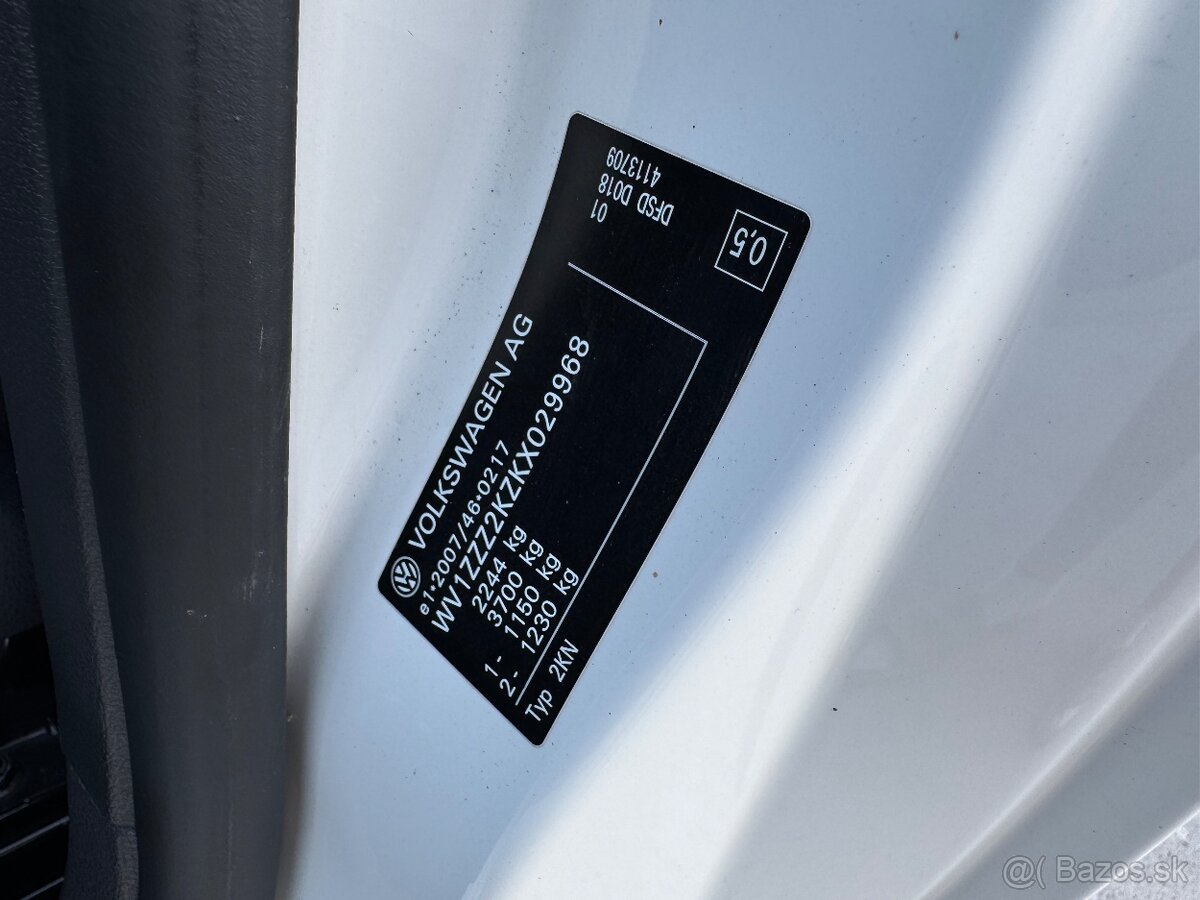 Volkswagen Caddy 2.0TDi model 2019 - Odpočet DPH - - 19