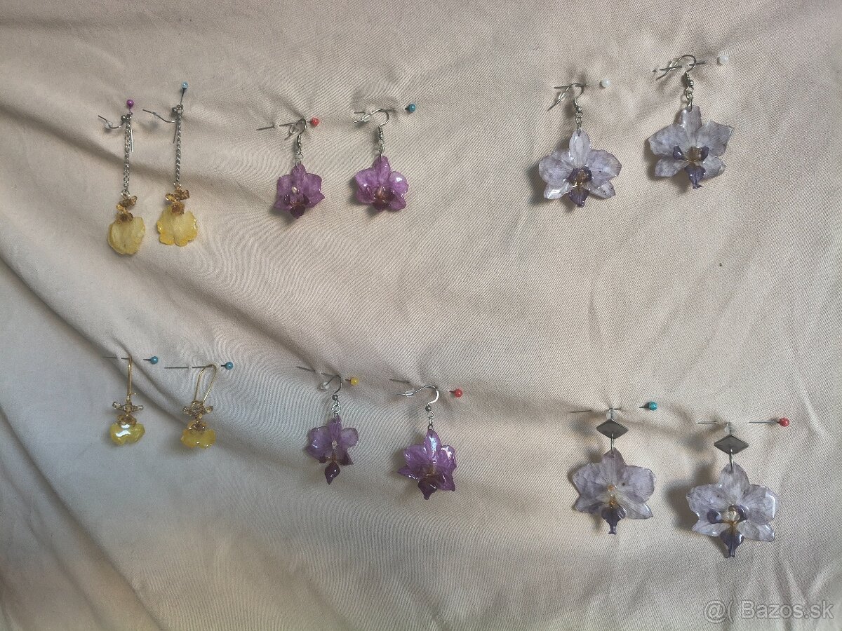 Náušnice z orchideí - 19