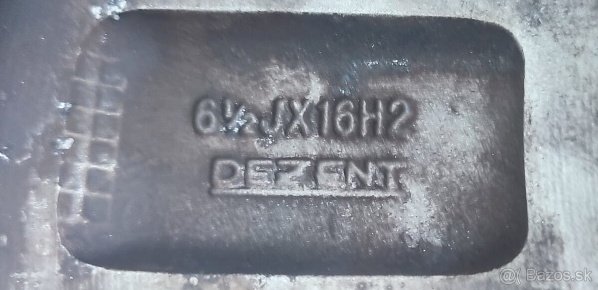 ALU disky Dezent 6 1/2 Jx16H2 aj so snimacom tlaku - 19