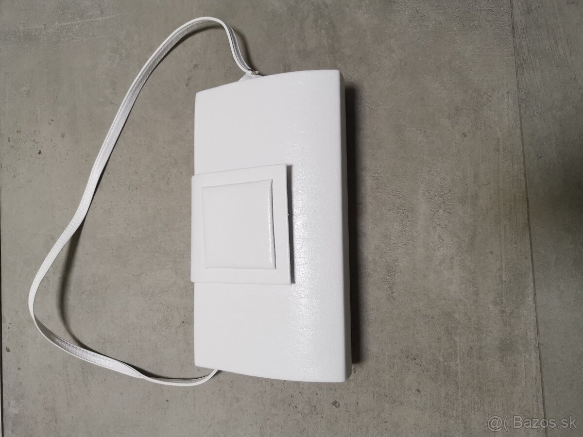 Biele a strieborné lodičky + kabelka - 19