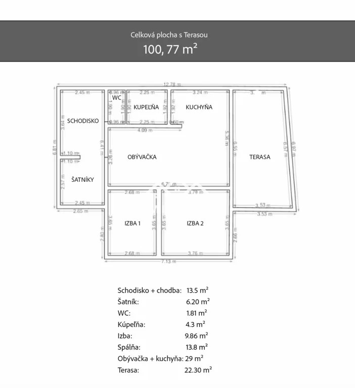3-izbový byt s garážovými státiami - 19