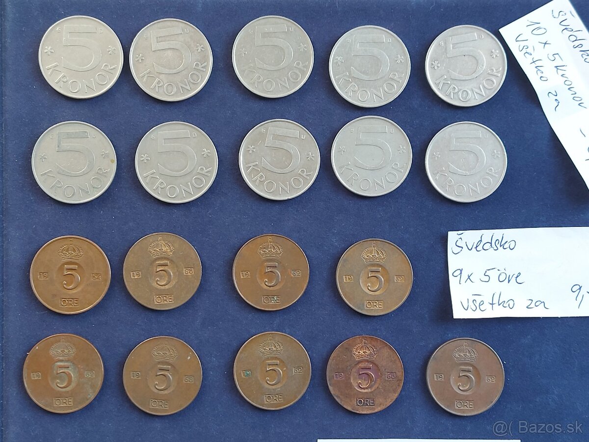 Zbierka mincí - Ázia, Afrika, Indonézia, Latinská Ame (dopl) - 19