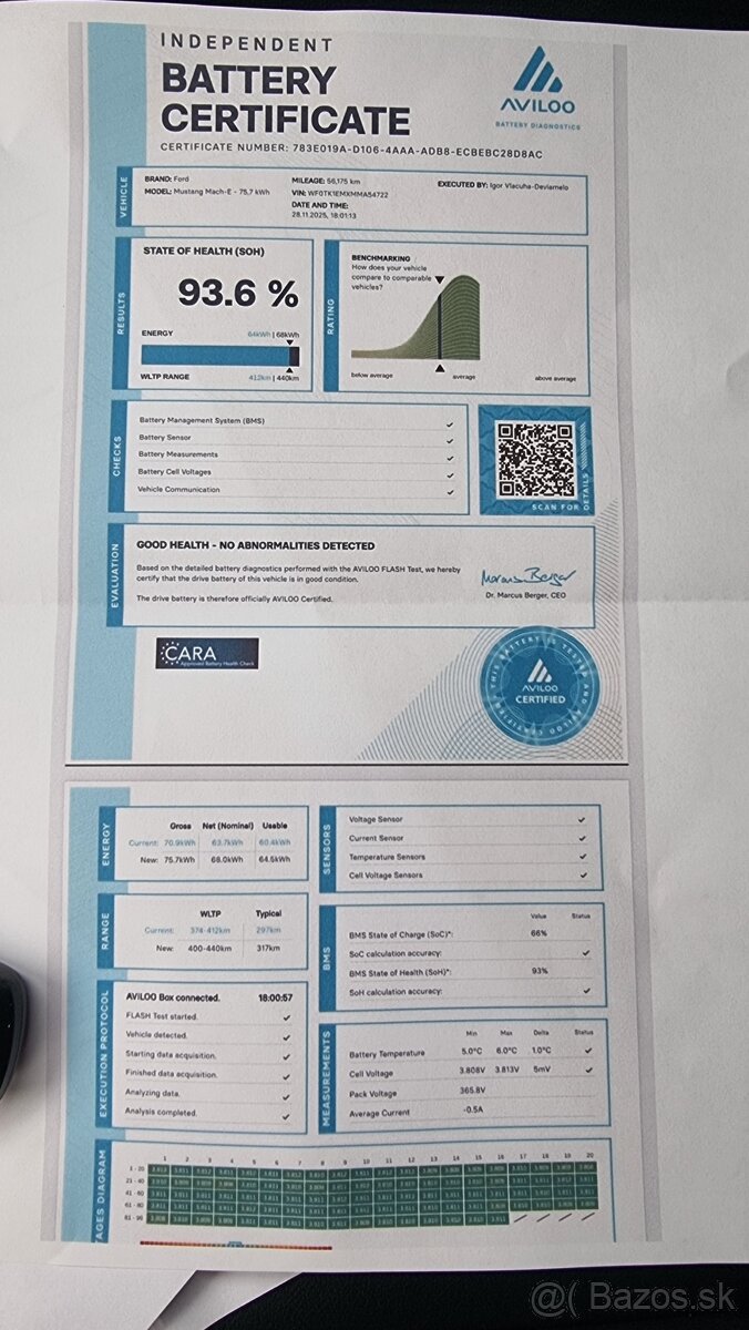 Ford Mustang Mach-E 75,7kWh RWD MAX, 221kW za 28.990 € s DPH - 19