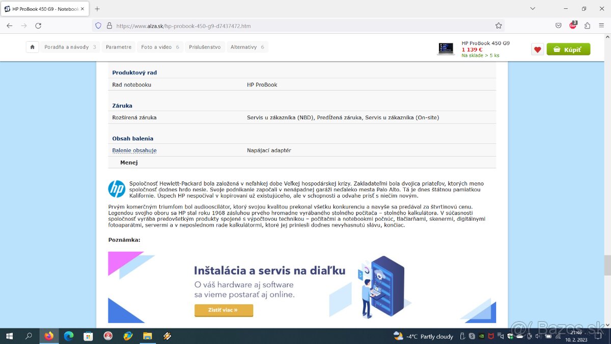 HP ProBook 450 G9 - 19