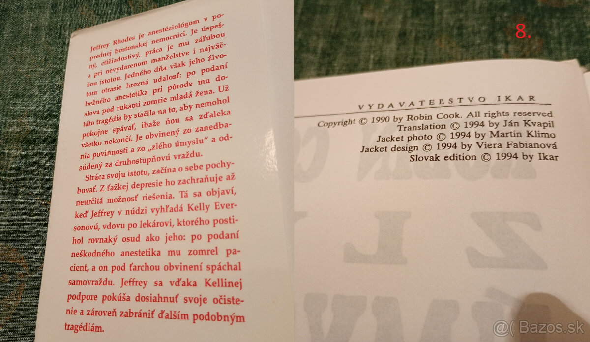 Robin Cook - knihy na predaj (8.) - 19