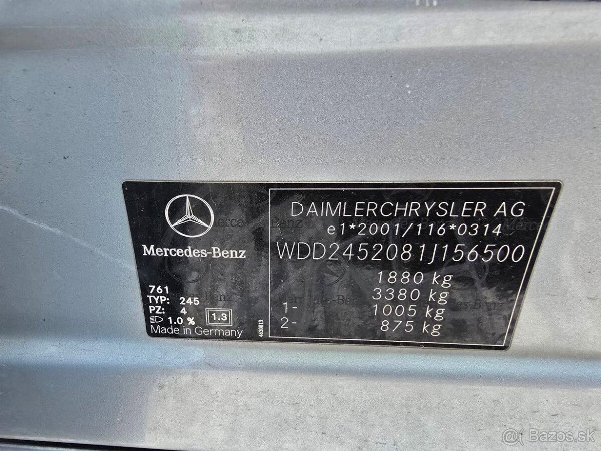 Mercedes-Benz B trieda 200 CDI CHROM AUTOTRONIC - 19