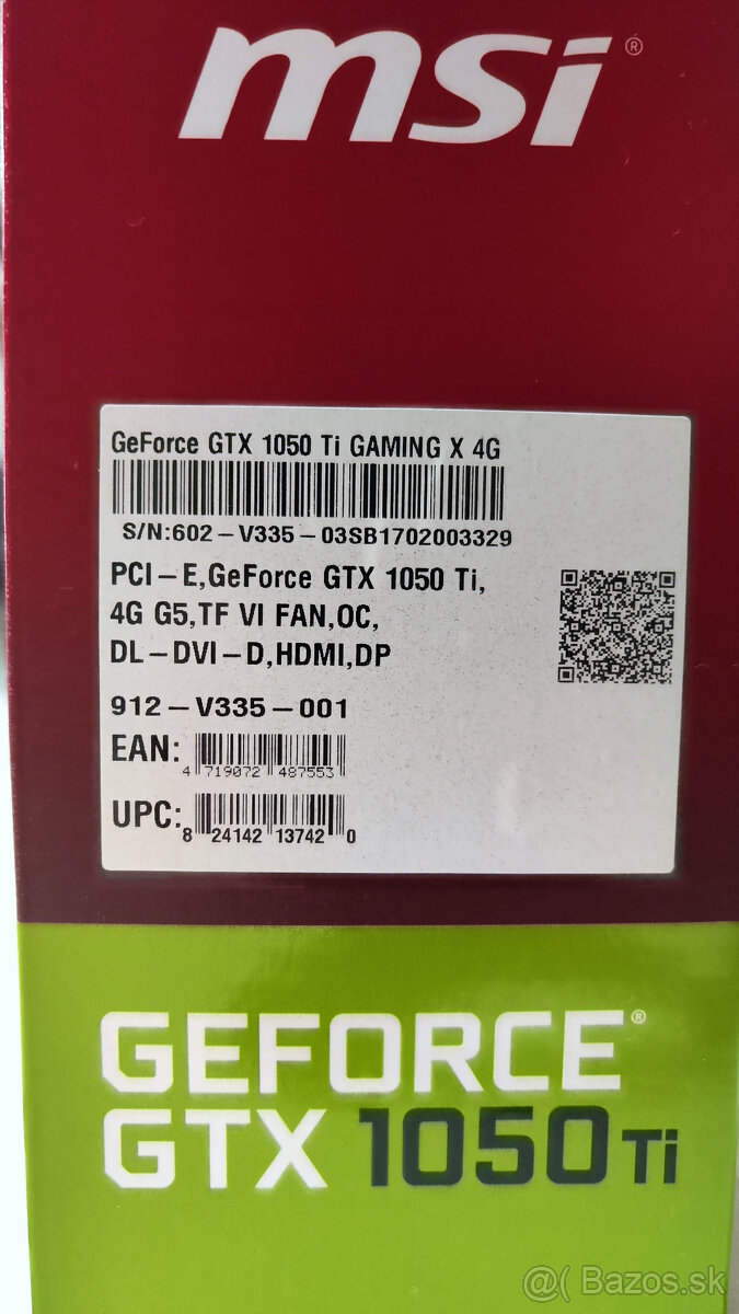 MSI GTX 1050 Ti Gaming X 4G - 19