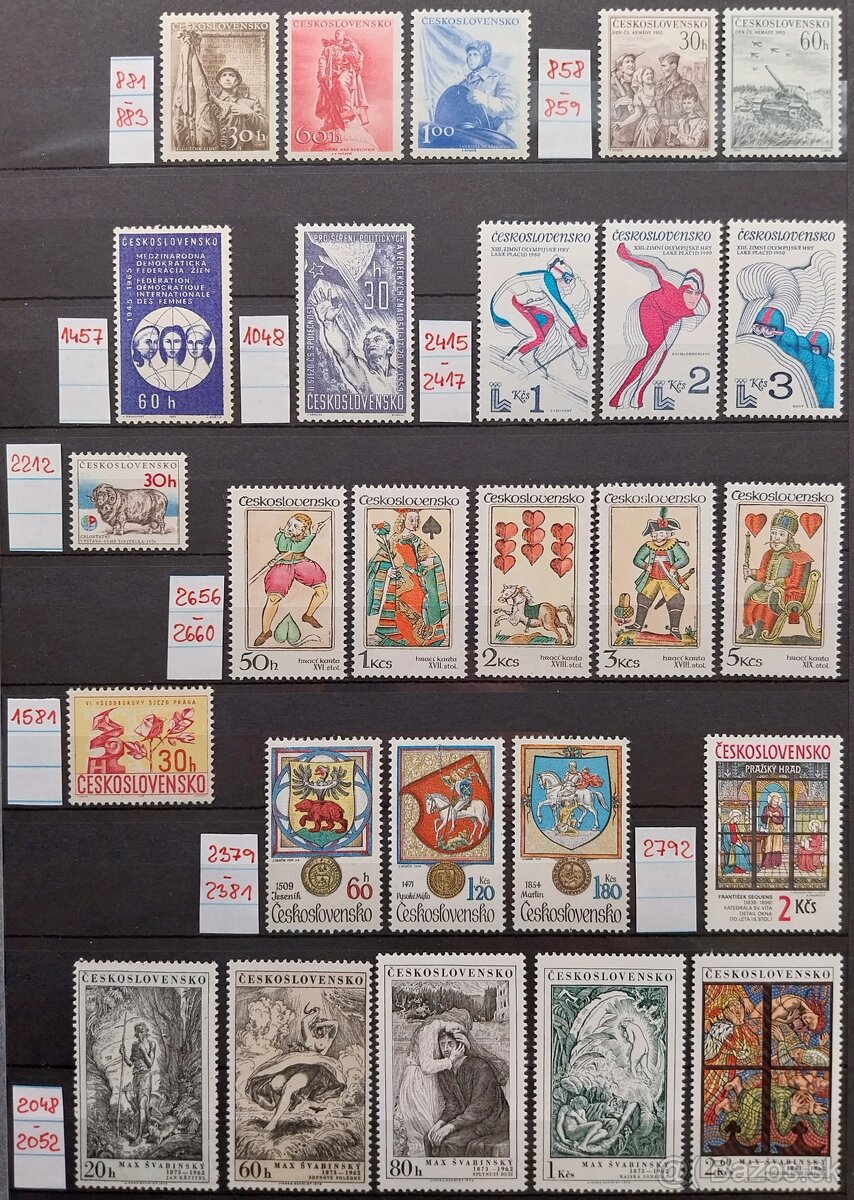 Známky ČESKOSLOVENSKO – 3 - 19