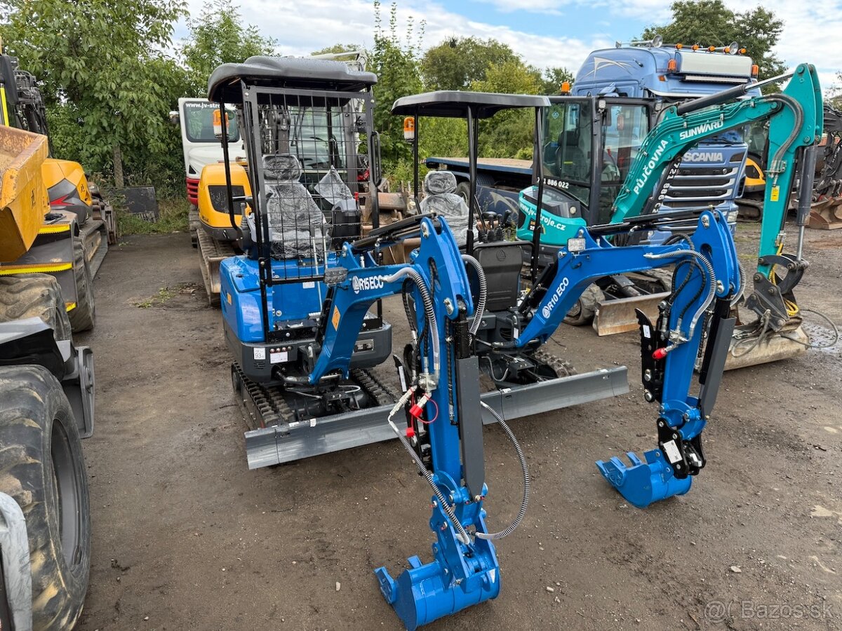 Minirypadlo RIPPA R15 ECO, motor kubota, nový stroj v záruce - 19