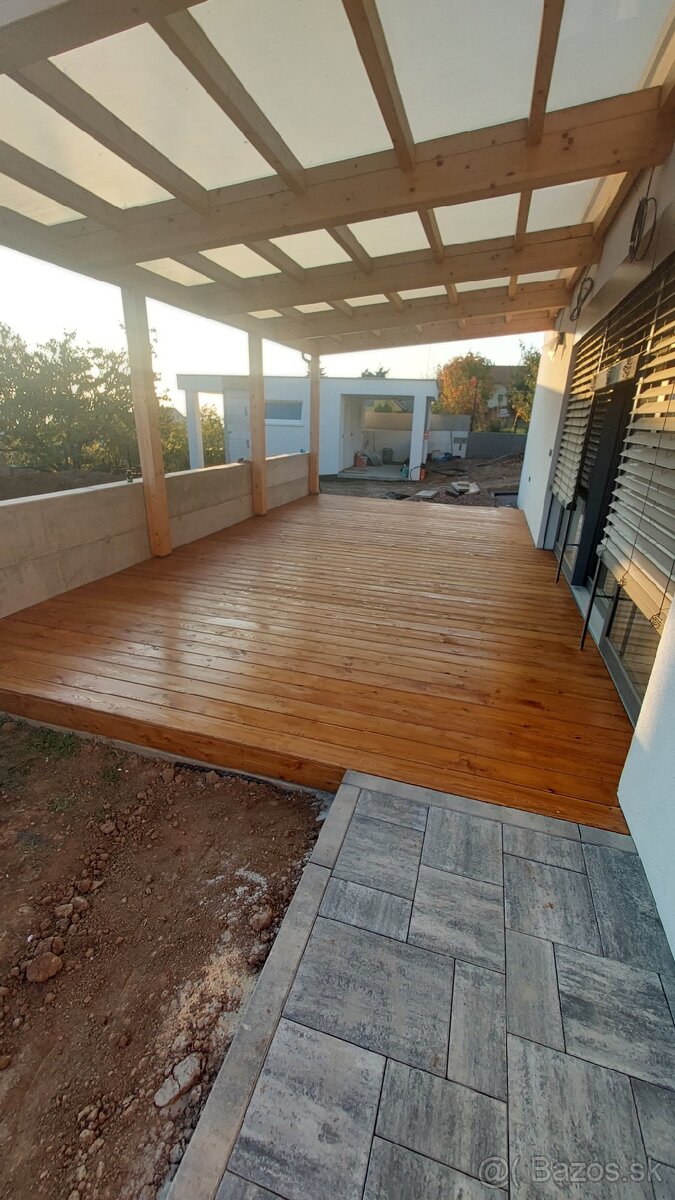 Drevené terasy a obklad. - 19