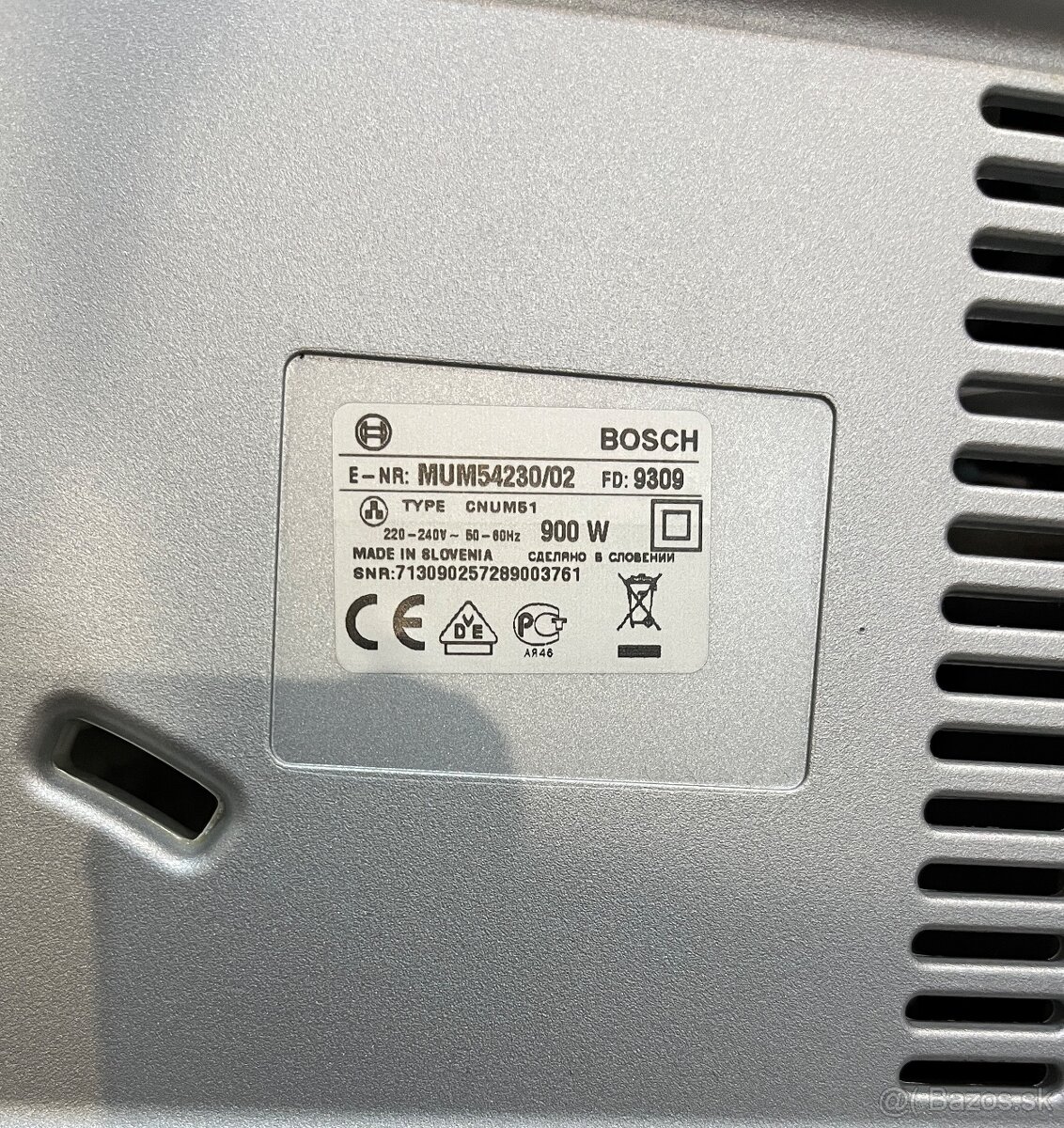 Bosch MUM 54230 900W kuchynský robot - 19