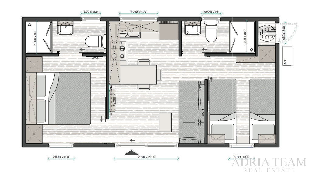 CHORVATSKO, 🌟 AKCIOVÁ CENA KOMPLETNE ZARIADENÝ MOBILNÝ D - 19